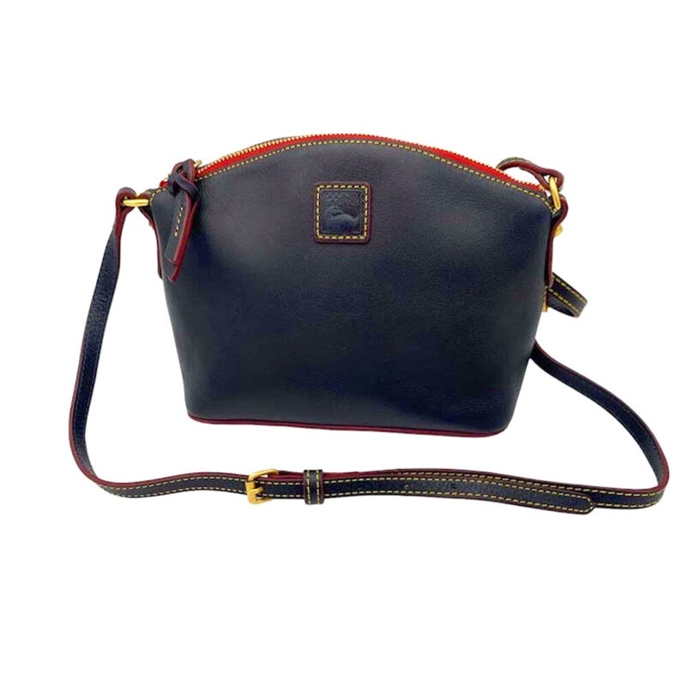 NWOT Dooney & Bourke Navy Florentine Leather Suki Crossbody Bag
